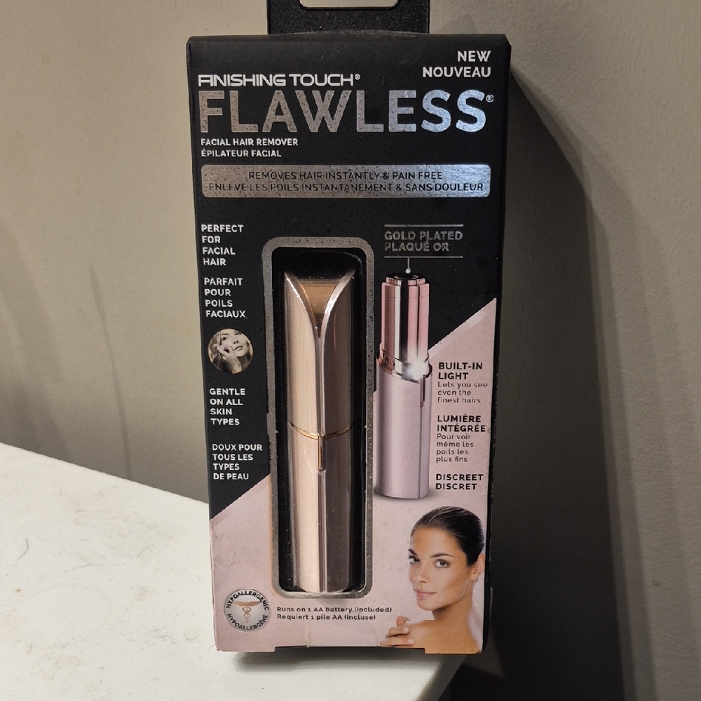Finishing Touch Flawless Facial Hair Remover - Gold
